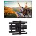 Samsung QN75Q60CAFXZA 75 QLED 4K Quantum HDR Dual LED Smart TV with a Sanus VXF730-B2 Full Motion Wall Mount (2023)