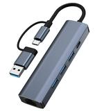 USB C to Ethernet Adapter Gigabit Ethernet LAN Adapter 5Gbps Data Transfer Portable USB Multiport Hub Docking Station for PC Computer