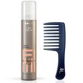 Wella EIMI Root Shoot Precise Root Mousse 6.8 oz and M Hair Designs Detangling Comb Blueberry Color (Bundle - 2 items)