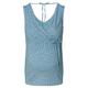 ESPRIT Damen Nursing Sleeveless Allover Print T-Shirt, Pastel Blue-435, XS