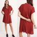 Madewell Dresses | Madewell Bicoastal Dress Crimson Red {Pp32} | Color: Red | Size: M