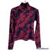 Adidas Tops | Adidas Aeroready Maroon Mixed Camouflage Turtleneck Shirt | Color: Purple/Red | Size: S