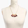 Madewell Jewelry | Madewell Supernova Tassel Necklace | Color: Gold/Red | Size: Os