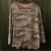 American Eagle Outfitters Sweaters | American Eagle V-Neck Camo Long Sweater | Size M | Color: Green | Size: M