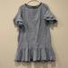 Zara Dresses | Blues Stripe Mini Dress - Zara Basic Collection | Color: Blue/White | Size: L