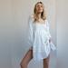 Free People Dresses | Free People Ari Mini Dress Balloon Sleeves | Color: White | Size: S