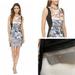 Anthropologie Dresses | Clover Canyon Neoprene Scuba Leaf Dress | Color: Black/White | Size: L