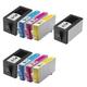 Compatible Multipack HP OfficeJet 6500A Plus e-All-in-One Printer Ink Cartridges (9 Pack) -CD975AE