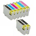 Compatible Multipack Epson T0801/06 Full Set + 2 EXTRA Black Ink Cartridges (8 Pack)