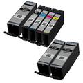 Compatible Multipack Canon PIXMA TS6150 Printer Ink Cartridges (7 Pack) -1970C001