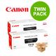 Original Multipack Canon i-SENSYS FAX-L140 Printer Toner Cartridges (2 Pack) -0263B002AA