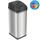 iTouchless 13-Gallons Brushed Silver Steel Touchless Kitchen Trash Can with Lid Indoor Stainless Steel | DZT13P