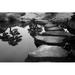 Millwood Pines Stepping Stones - Wrapped Canvas Photograph Canvas in Black/Gray | 20 H x 30 W x 1.25 D in | Wayfair