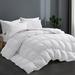 Latitude Run® 600 All Season Goose Down Comforter Goose Down, Microfiber in White | 88 H x 68 W x 1 D in | Wayfair 679C9C61513B454CB6890E1FDA7340F3