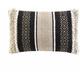 Douceur D'intérieur - Coussin rectangle déhoussable - Naturel, Noir & Blanc avec fils métallisés