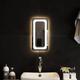 Maisonchic - Miroir de salle de bain à led Miroir de douche 20x40 cm 68864