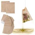 Disposable Tea Bags for Loose Leaf Tea Empty Tea Bags for Loose Tea 100% Natural Wood Pulp Paper Material Unbleached Tea Filter Bags with Drawstring 100pcs(2.75x3.54 inch)