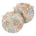 Greendale Home Fashions 18 x 18 Jamboree Round Outdoor Chair Pad (Set of 2)