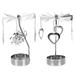 Tinksky 2pcs Delicate Candlestick Decorative Iron Candle Holder Party Candle Holder