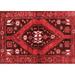 Ahgly Company Indoor Rectangle Persian Red Traditional Area Rugs 6 x 9