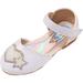 Toddler Baby Girls Sandals Pearl Sequin Rhinestone Bow Princess Shoes Dance Shoes Summer Non Slip Flat