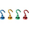 Hook Metal Color Plating Household Magnetic Hook Diameter 1.6Mm (Local Gold + Blue + Red + Green) 4Pcs