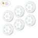 6/3pcs Motion Sensor Light Cordless Battery-Powered LED Closet Light Stick On Anywhere LED Cabinet Lights Auto on/off Wireless Night Light for Stair Bedroom Kitchen White