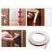 Pjtewawe Easter Acoustic Foam Silicone Door Weather Stripping Door Seal Strip For Doors & Windows Multi Layer Soundproof Holes Self Adhesive Backing Seal Easy Cut To Size