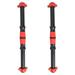 Tinksky 2pcs 40cm Dumbbell Bars Dumbbell Handles Weight Lifting Spinlock Collar Set with 4pcs Nuts for Gym Barbells Dumbbell Bars Strength Training (Random Color)