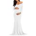 Maternity Tops Women Women Pregnants Maternity Photography Props Long Sleeve Solid Dress Lace Dresses for Women Party Wedding