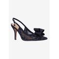 Wide Width Women's Deloris Pump by J. Renee in Black (Size 11 W)