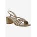 Women's Fling Sandal by Bellini in Taupe Croc Combo (Size 8 1/2 M)