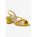 Women's Fling Sandal by Bellini in Yellow Croc (Size 9 M)