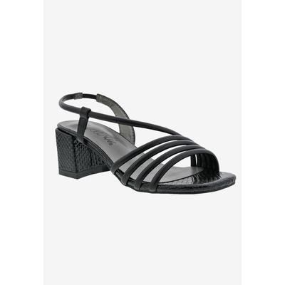Women's Fling Sandal by Bellini in Black Croc Combo (Size 6 1/2 M)