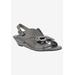 Wide Width Women's Lady Sandal by Bellini in Pewter Smooth (Size 13 W)