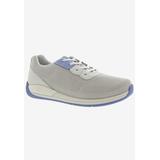 Extra Wide Width Women's Terrain Sneaker by Drew in Grey Purple Mesh (Size 12 WW)