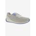 Extra Wide Width Women's Terrain Sneaker by Drew in Grey Purple Mesh (Size 12 WW)