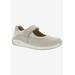 Women's Trust Flat by Drew in Ivory Leather (Size 11 XW)