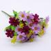 Pjtewawe artificial flowers indoor flower artificial 6pcs daisy wildflowers decor outside garden silk artificial flowers