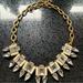 J. Crew Jewelry | J Crew Vintage Statement Necklace | Color: Gold/White | Size: Os