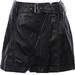 Free People Skirts | Free People Faux Leather Skirt, Black Size 2 | Color: Black | Size: 2