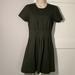 Madewell Dresses | Madewell Forest Green Dress Pleat | Color: Green | Size: 2