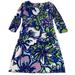 Lilly Pulitzer Dresses | Lilly Pulitzer Floral Dress In Size 2 | Color: Blue/Purple | Size: Xxs