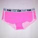 Pink Victoria's Secret Intimates & Sleepwear | 3/$35 Victoria Secret Pink Panty Xl Shortie Boyshort Neon Pink Banded Logo Trim | Color: Pink/White | Size: Xl