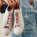 Converse Shoes | New Converse Ctas Ox Low Top Sneakers Shoes Silver Metallic | Color: Pink/Silver | Size: 7.5