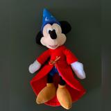 Disney Toys | Disney Mickey Mouse Stuffed Animal. Size - 10" Mint Condition | Color: Black/Red | Size: Osbb