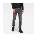 G-Star RAW Mens 3301 Straight Jeans - Grey Cotton - Size 38W/36L