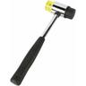 Rubber Hammer Double Head Mounting Hammer Double Sided Mallet Diameter 35 mm Aluminium Hammer Tools