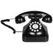 Bangcool Corded Landline Telephone Landline Phones for Home Black Vintage Rotary Phone Desk Telephone for Home Office Hotel Decoration
