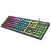 Suzicca L200 RGB Keyboard 104- Wired Gaming Keyboard Backlit Keyboard Mechanical Keyboard RGB Backlit Gaming Keyboard USB Wired with ABS Pudding Keycaps for PC-connected TV And Compatible with W